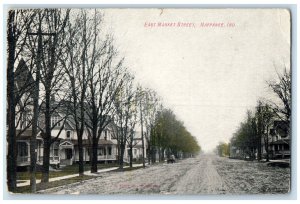 1908 East Market Street Residences House Nappanee Indiana IN Posted Postcard