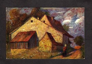 Germany Bavaria Kallmuenz Artist Signed Tuck Oilette Postcard Europe