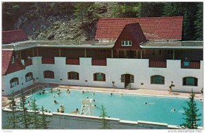 Miette Hot Springs, Swimming Pool, JASPER, Alberta, Canada, 40-60´s