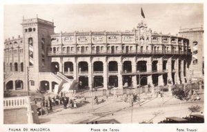 Palma De Mallorca Plaza De Toros Real Photo Postcard