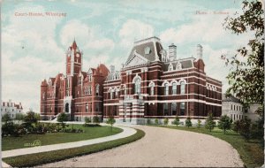 Court House Winnipeg MB Manitoba Notman Valentine & Sons 100 Series Postcard H7