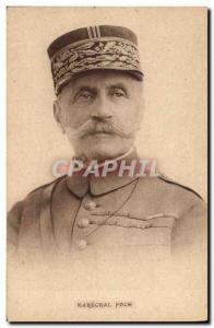 Postcard Old Army Marechal Foch