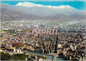 Modern Postcard Grenoble Olympic city Aerial view of the northern entrance of...