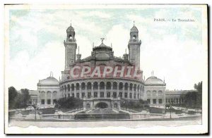 Old Postcard The Paris Trocadero