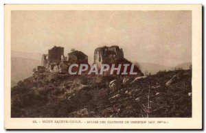 Mont Saint Odile Old Postcard Ruins of castles Dreistein