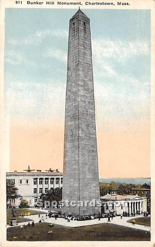 Bunker Hill Monument - Charlestown, Massachusetts MA  