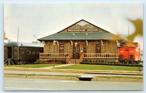 HUNTSVILLE, AL Alabama ~ TWICKENHAM STATION Railroad Theme c1970s  Postcard