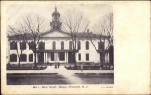 Freehold NJ Court House c1905 Postcard