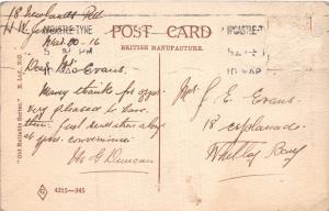 NEWCASTLE ON TYNE UK WATERFALL~JESMOND DENE~OLD RELIABLE SERIES~POSTCARD 1916 PM