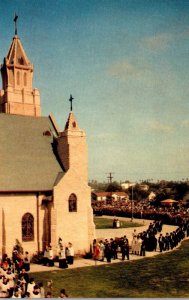 Texas Santuario de San Juan Church Procession