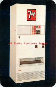 Advertising Card, Seeburg Corp Choice-Vend, 7 Up Soda Vending Machine Promo