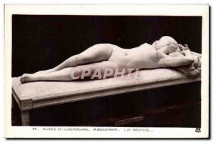 Old Postcard Musee du Luxembourg Boucher Rest