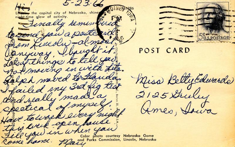 NE - Lincoln. Night View