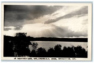 1952 View of Dalhousie Lake Ontario Canada RPPC Photo RG Brook Photo Postcard