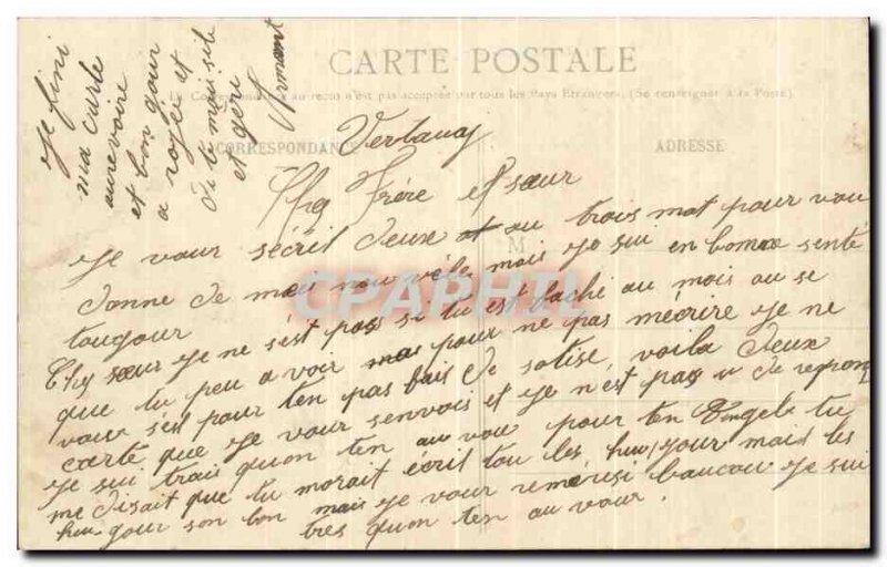 Old Postcard Saint Mihiel Vue Generale Way Ferree