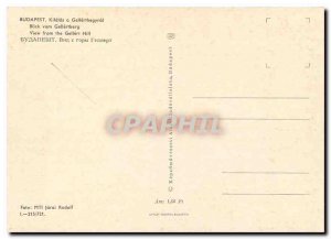 Modern Budapest Postcard Blick vom Gellertberg