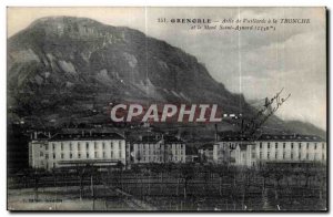 Old Postcard Grenoble Asylum of Old men has Noodle Head and Mont Saint Aynard