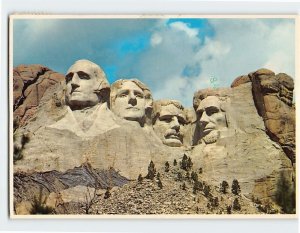 Postcard Shrine Of Democracy, Mt. Rushmore, Black Hills, South Dakota