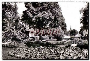 Modern Postcard The public garden Chattellerault