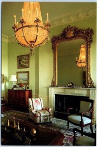 Postcard - Ornate gilded mirror, the Green Room, White House - Washington, D. C.