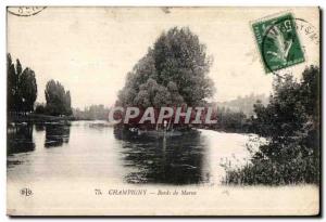 Old Postcard Champigny Bords de Marne