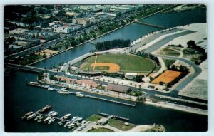 DAYTONA BEACH, FL ~ Baseball Park CITY ISLAND Daytona Beach Islanders Postcard