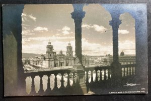 Mint Mexico Real Picture Postcard Zocalo View Form The National Palace