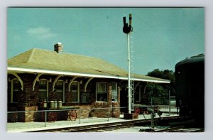 Fort Lauderdale FL - Florida, Gold Coast Railroad, Louisville Station Postcard 