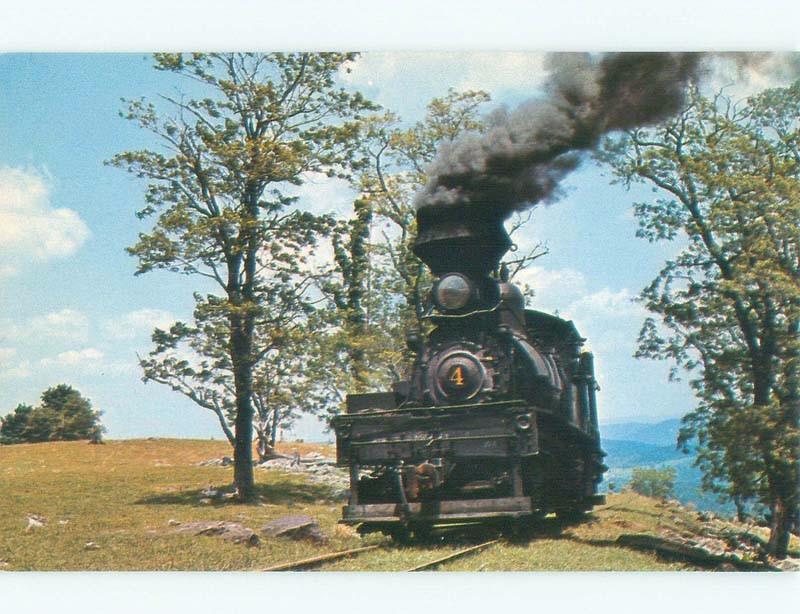 Pre-1980 CASS SCENIC RAILROAD STEAM TRAIN Green Bank & Snowshoe WV E5800-12