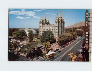 Postcard Temple Square, Salt Lake City, Utah