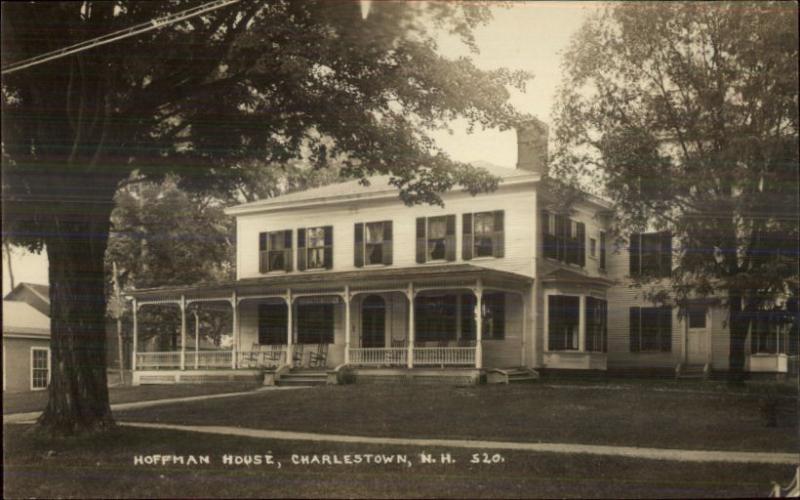 Charlestown NH Hoffman House c1910 Real Photo Postcard