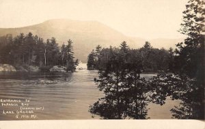 Lake George New York Entrance To Paradise Bay Real Photo Vintage Postcard KK170