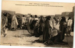CPA AK Senegal Fortier 362. Chameliers apportant sur un marché (235122)