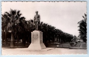 RPPC CASABLANCA Monument du Gal Leclerc MOROCCO Postcard