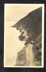 RPPC YELLOWSTONE HIGHWAY SHOSHONE CANYON VINTAGE REAL PHOTO POSTCARD