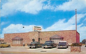 Poteau Oklahoma 1950s Postcard Black Angus Restaurant