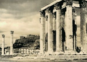 Greece Athens Acropolis Vintage RPPC 07.73 