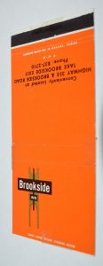 Brookside Inn 30 Front Strike Matchbook Cover