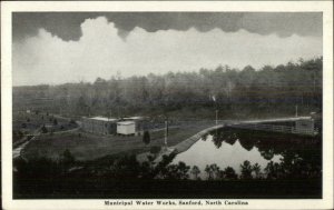 Sanford NC Water Works Postcard