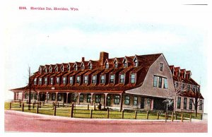 Postcard HOTEL SCENE Sheridan Wyoming WY AQ8453