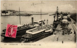 CPA CHERBOURG - Les Transbordeurs a quai (589196)