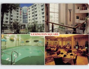 Postcard Lexington Square, Elmhurst, Illinois