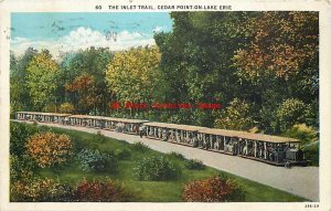 OH, Cedar Point, Ohio, Lake Erie Amusement Park, Inlet Trail Miniature Train