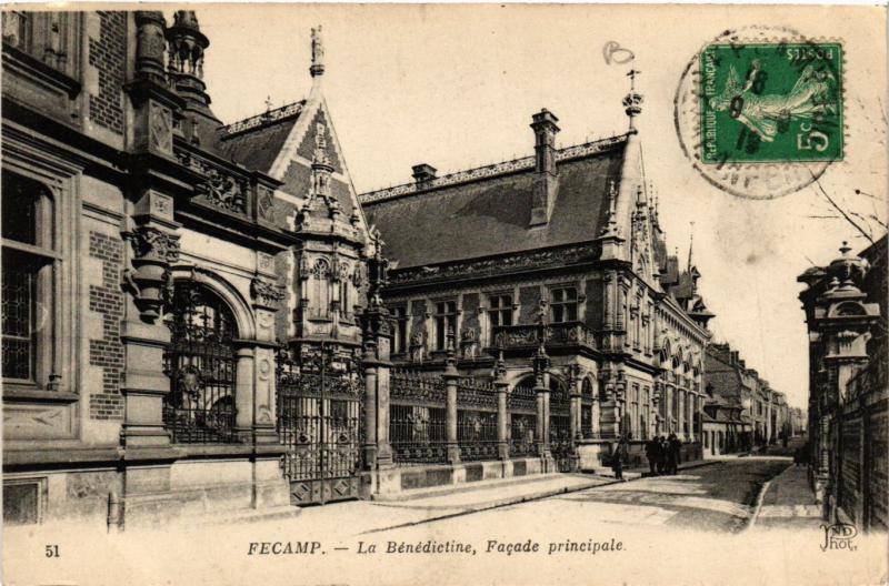 CPA FÉCAMP-La Benedictine Facade principale (347688)