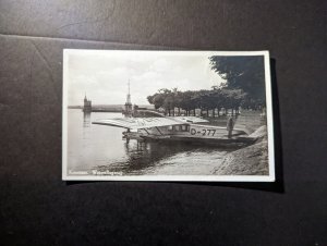 Mint Germany Aviation Postcard D-277 Water Plane Konstanz