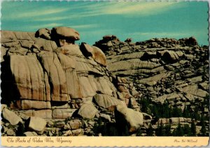 The Rocks of Vedauwoo, WY Rock Formations Postcard C73