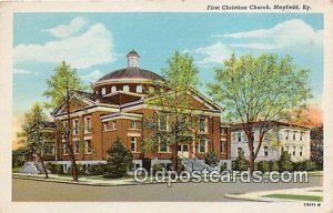 First Christian Church Mayfield, KY, USA 1952 