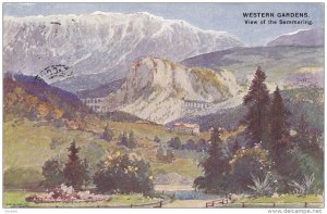 Western Gardens , View of the Semmering , Austria , PU-1906