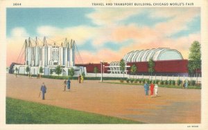 Chicago World's Fair Travel & Transport  CT Art Colortone 36A4 Postcard, People