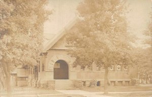 RPPC GUILD HOUSE FARIBAULT MINNESOTA HELD FOR POSTAGE REAL PHOTO POSTCARD 1907